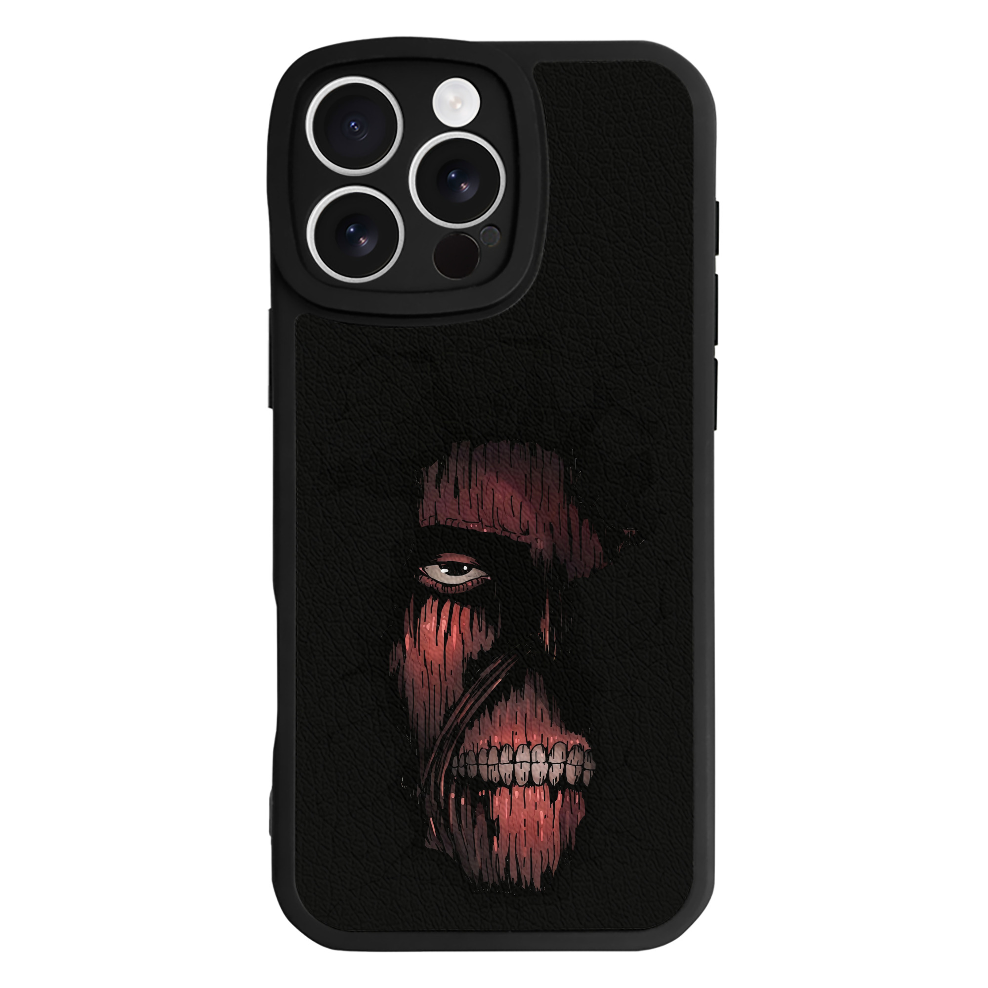 （画像用） 進撃の巨人 Attack on Titan 【iPhone 16シリーズ対応】シリコンスマホケース（レザー調） 材質：シリコン